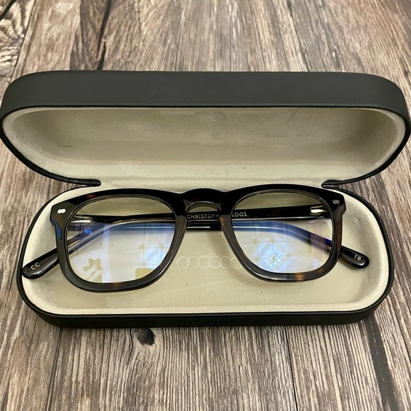 Cloos x Brady Accessories - Cloos x Brady Espresso Blue Light Glasses Tortoise Tom Brady